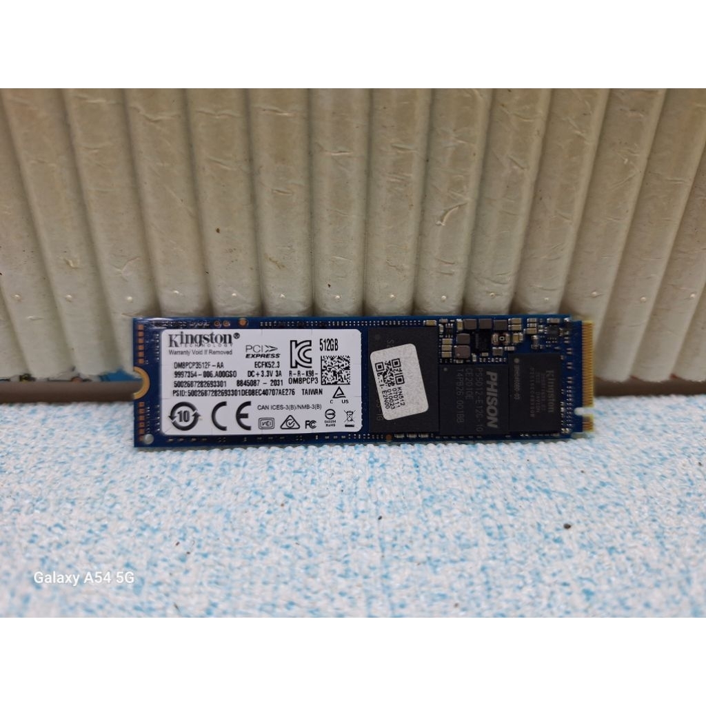 SSD NVMe Kingston 512GB Normal