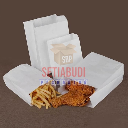 Paper Bag Kentang / Paperbag Grade / Kantong Roti / Kantong Kertas Polos Kentang Goreng
