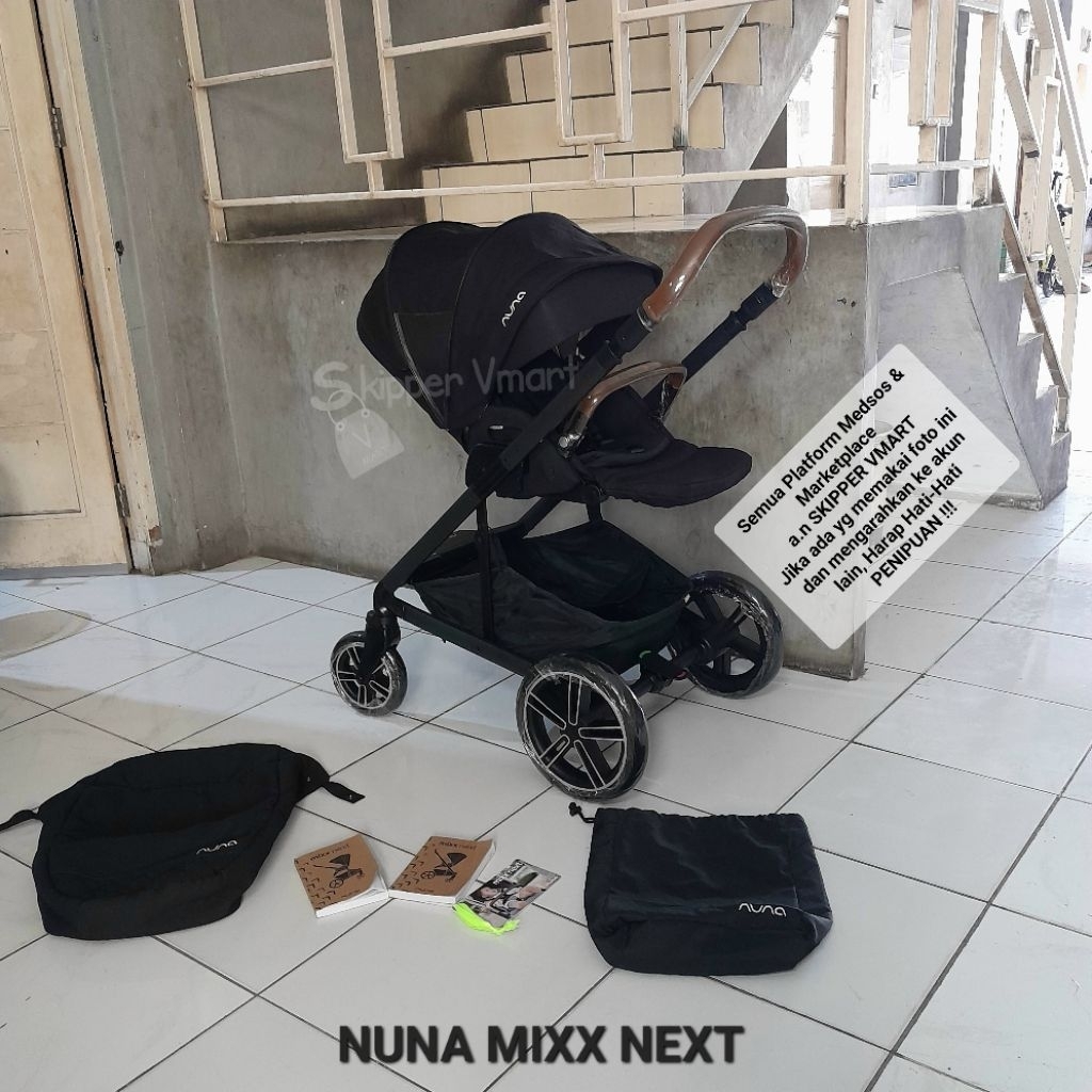 LIKE NEW Stroller Stroler NUNA MIXX NEXT CAVIAR bukan Yoyo Babyzen Preloved Second Bekas Preloved