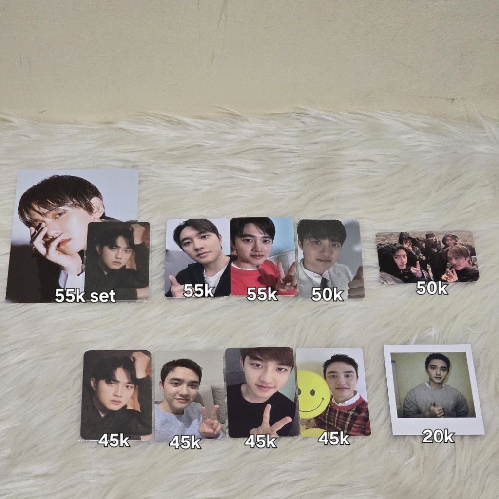 Doh kyungsoo (D.O. EXO) Photocards official bliss seasons greetings expectation album welkit exo rev