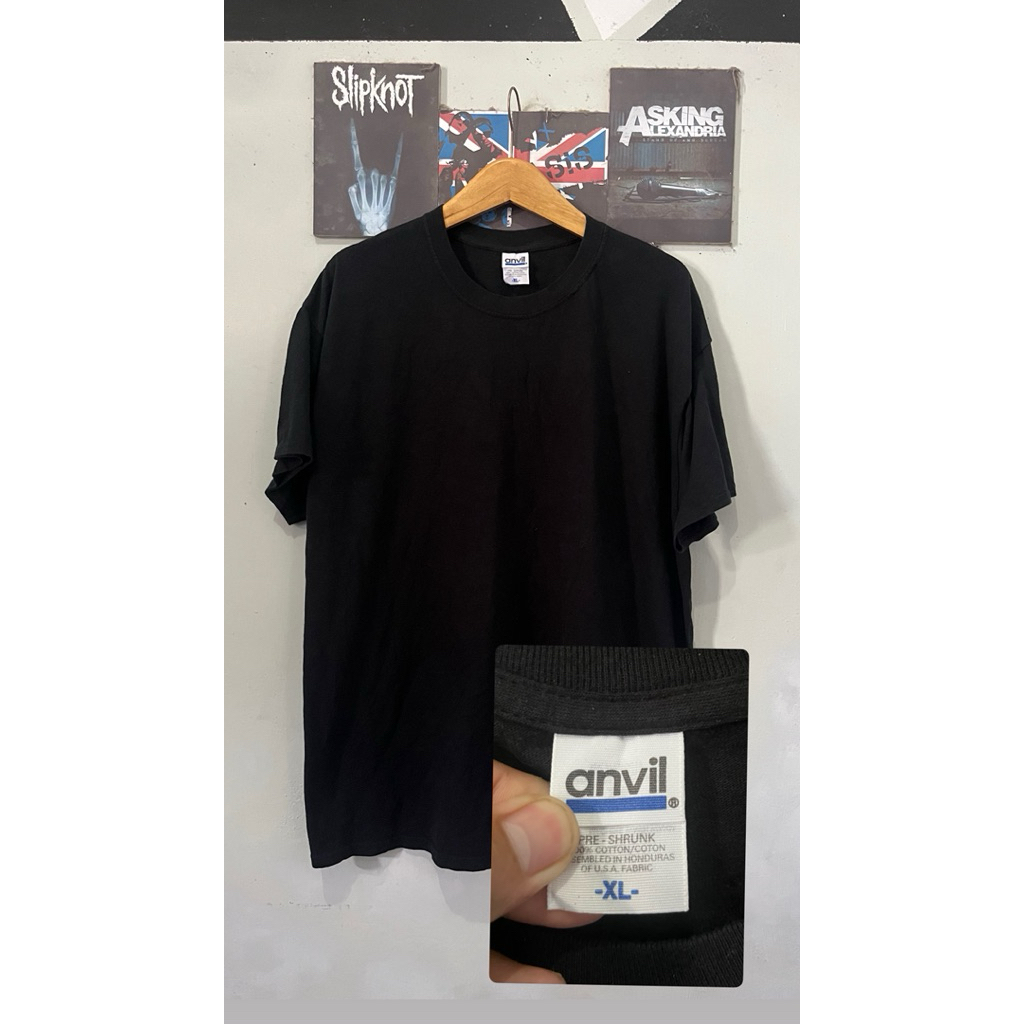 kaos polos vintage anvil