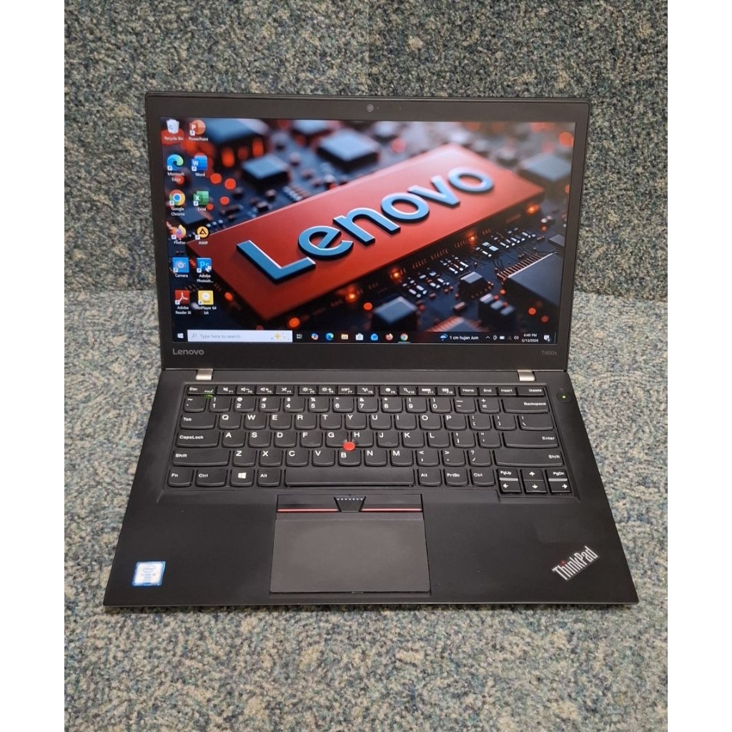 Laptop Seken Bagus Lenovo Thinkpad T460S SLIM MULUS Core i5 Gen6 SSD 256GB