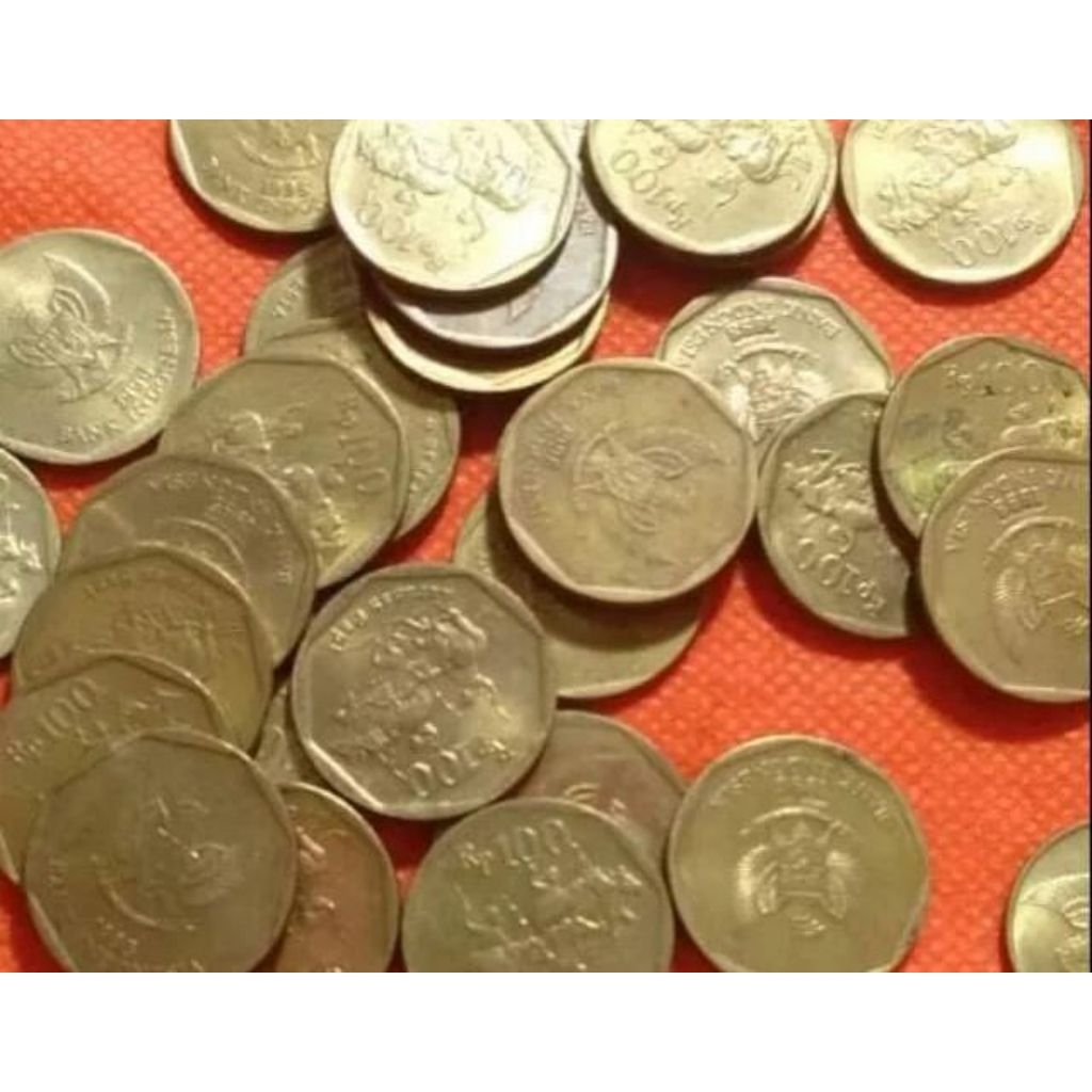 Koin Kuno 100 rupiah karapan sapi