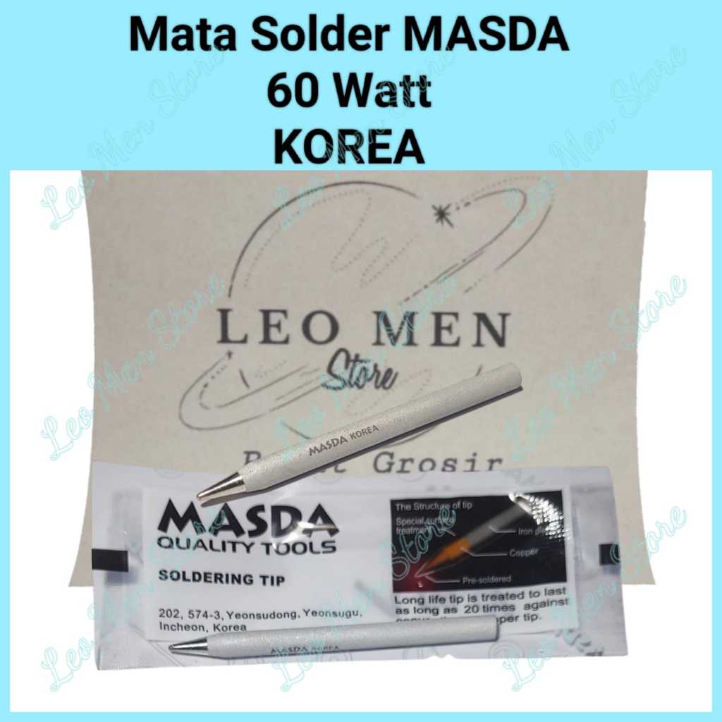 Mata Solder~Mata Solder MASDA 60 Watt~Besar Tumpul~MASDA 60 Watt~KOREA