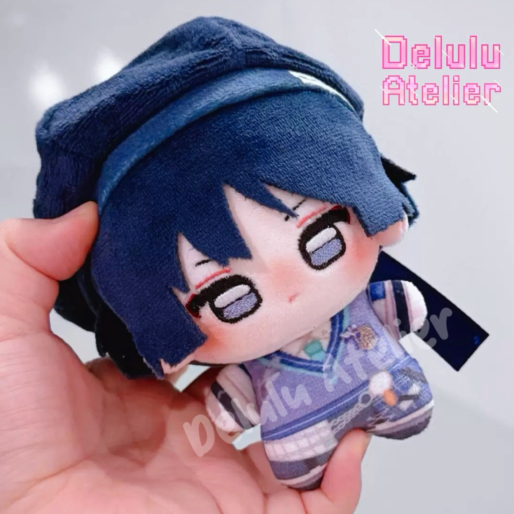 [Ready Stock] boneka scaramouche wanderer genshin impact doll 10cm plushie