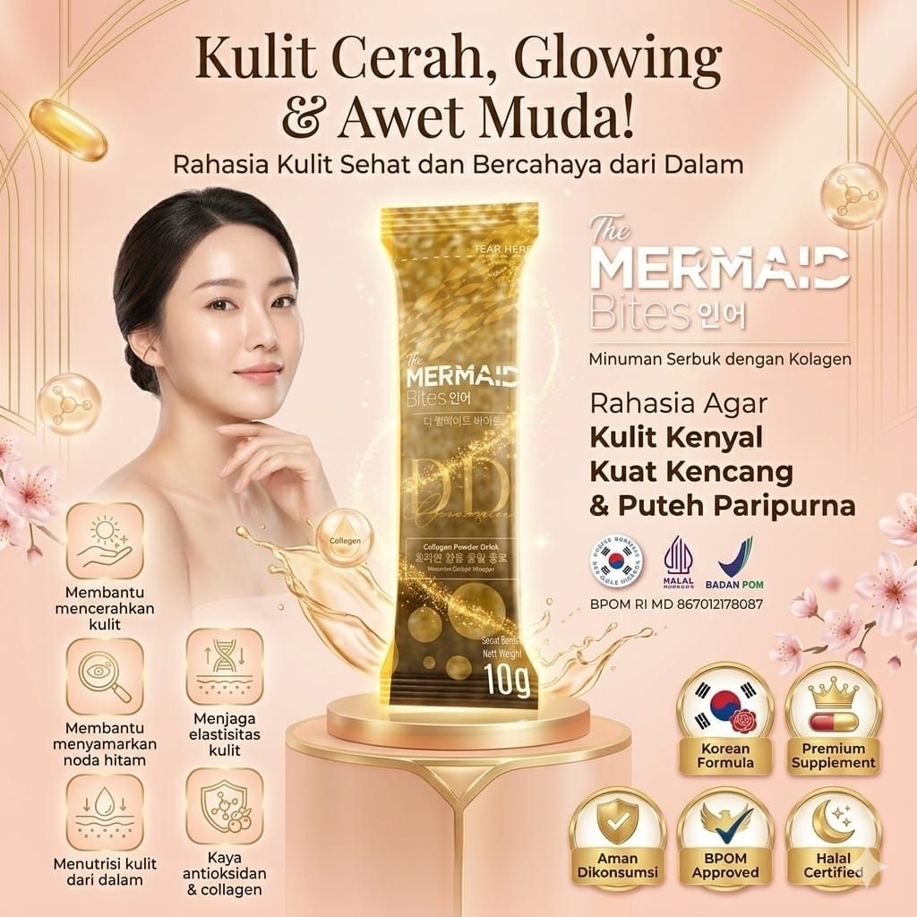 BPOM CHROMOSOME COLLAGEN THE MERMAID BITES