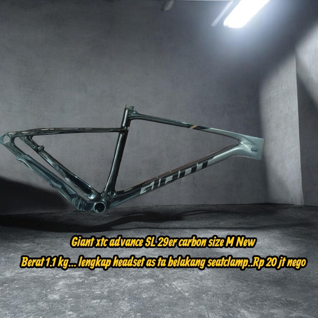 frame MTB carbon Giant xtc advance SL 29er size M Baru