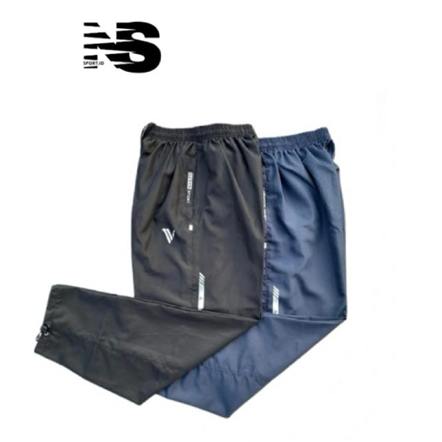 Trackpants Celana Olahraga  Panjang Training Parasut Jogger Pria Wanita Celana Training Panjang Para