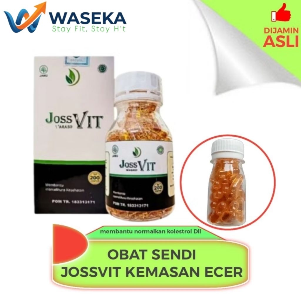 JossVit Herbal Kapsul - Menurunkan Gula Darah, Kolesterol, Tekanan Darah