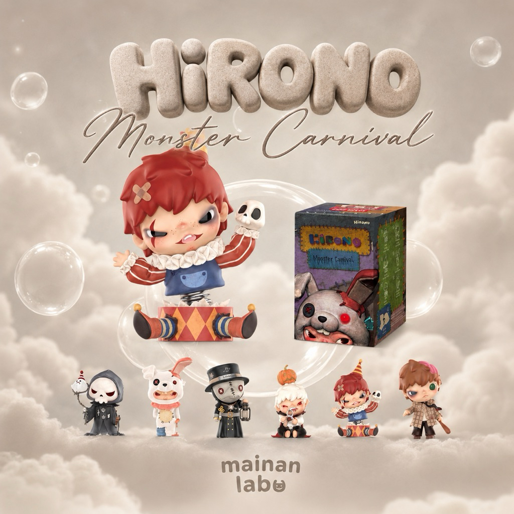 Hirono Monster Carnival Popmart selected Sealed Foil Killer Rabbit haloween costume pop mart