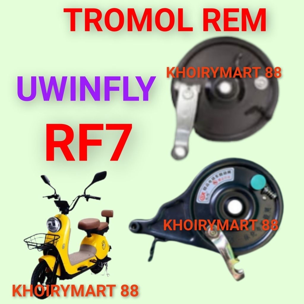 tromol rem uwinfly rf7 rumah kampas rem sepeda listrik uwinfly rf7