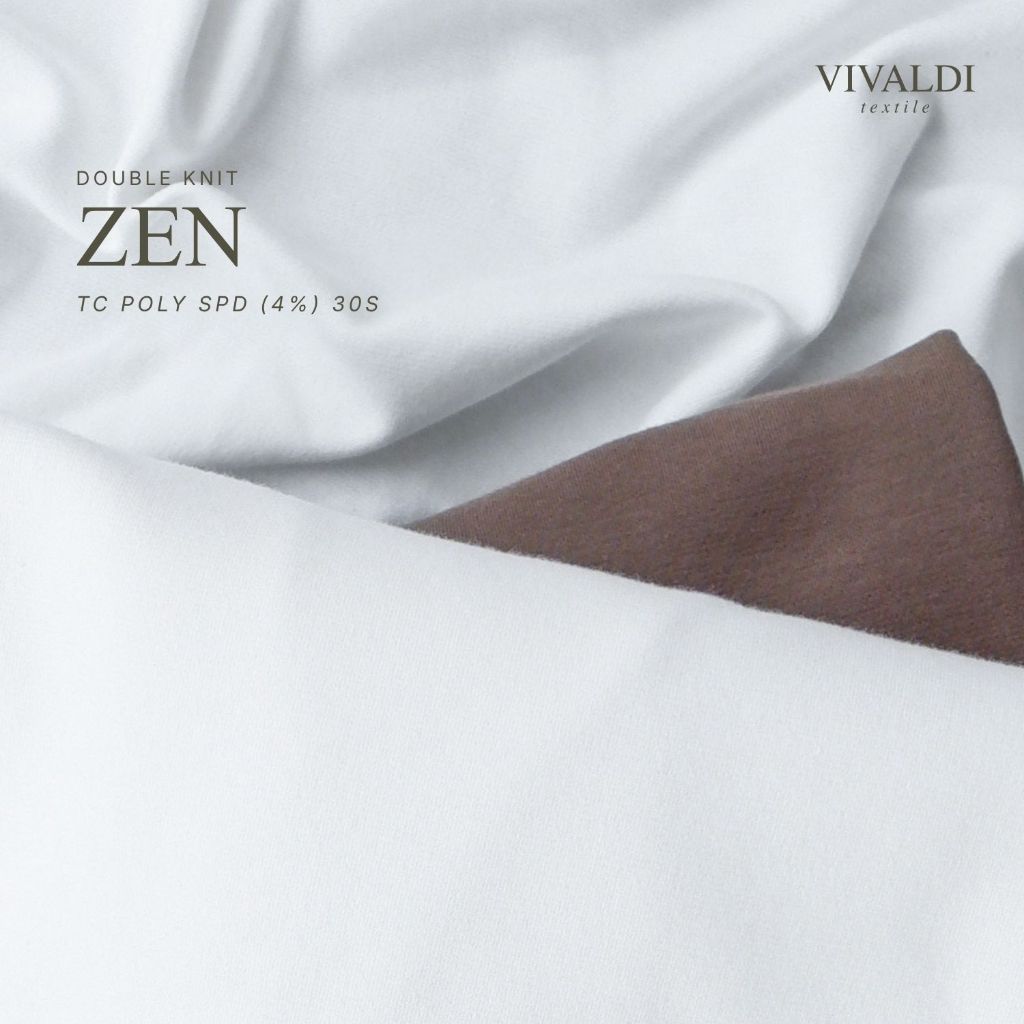 DK Zen Poly Spandex (4%) TC 30S | Bahan Kain 1KG