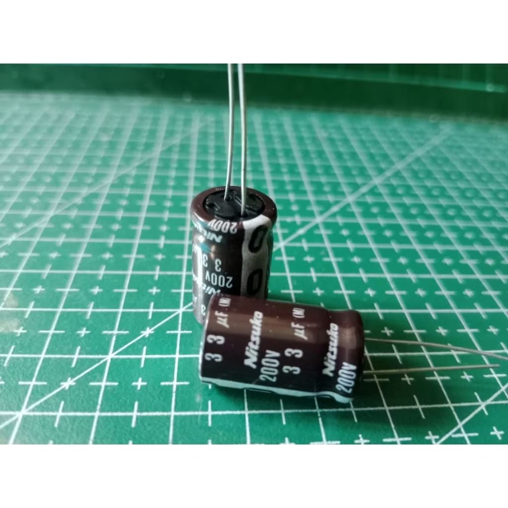 kapasitor nitsuko 33uf - 200v asli