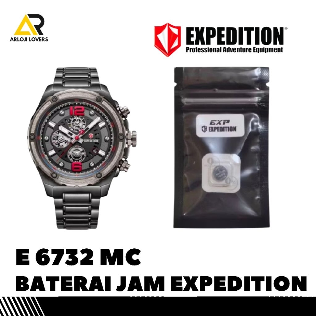 Baterai Jam Expedition Type E 6732 MC Original