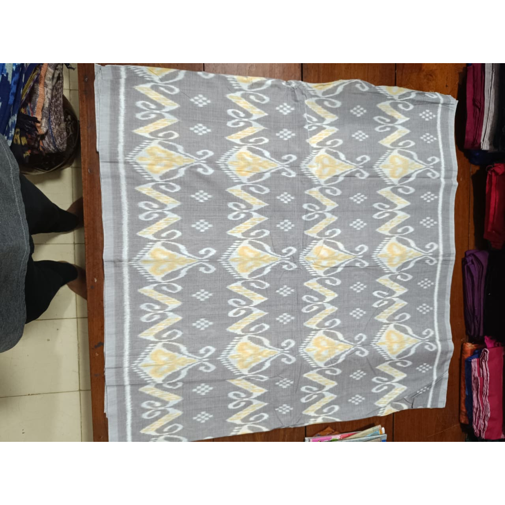 Kain tenun Endek asli troso Jepara/Premium/kain tenun troso meteran