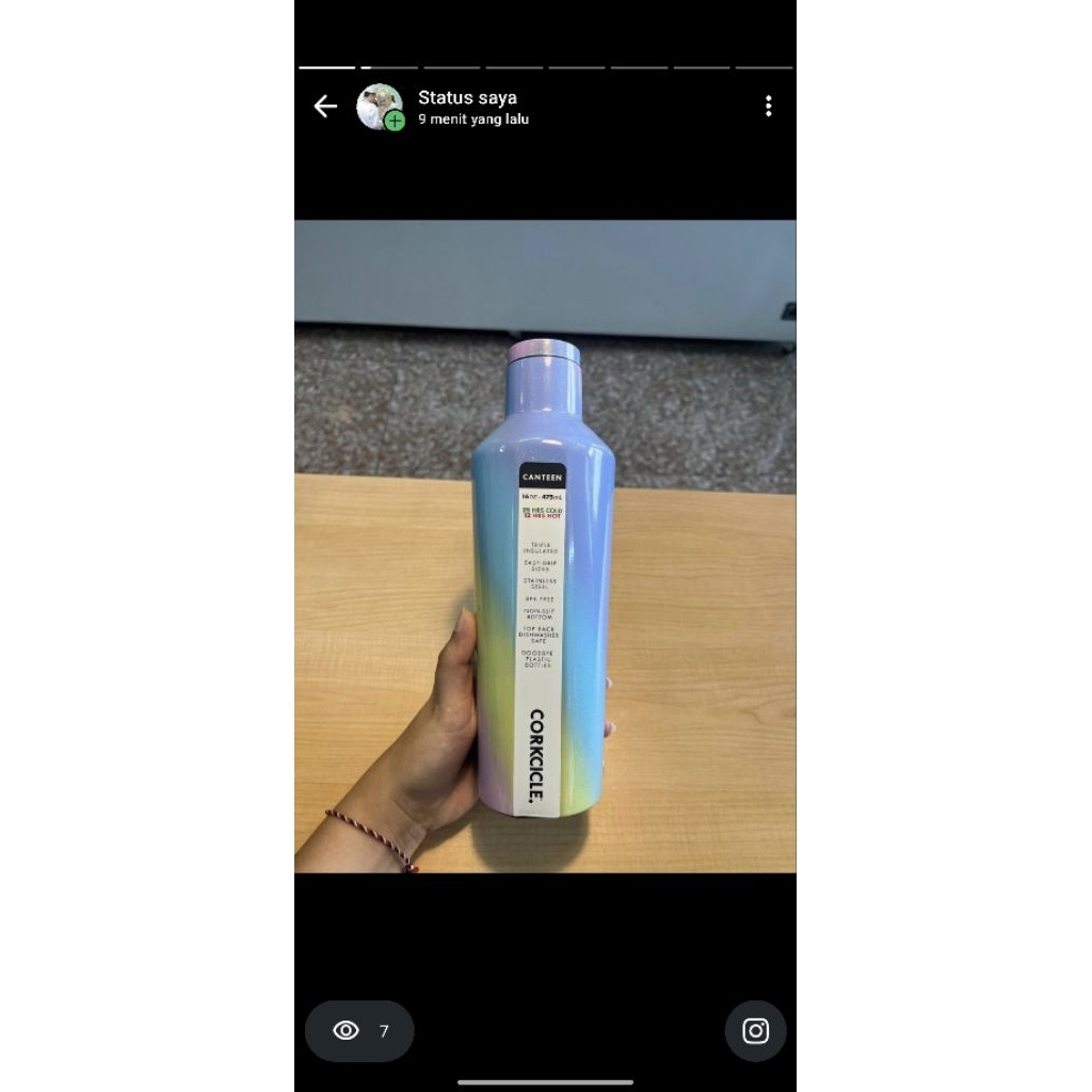 botol minum corkcicle ori