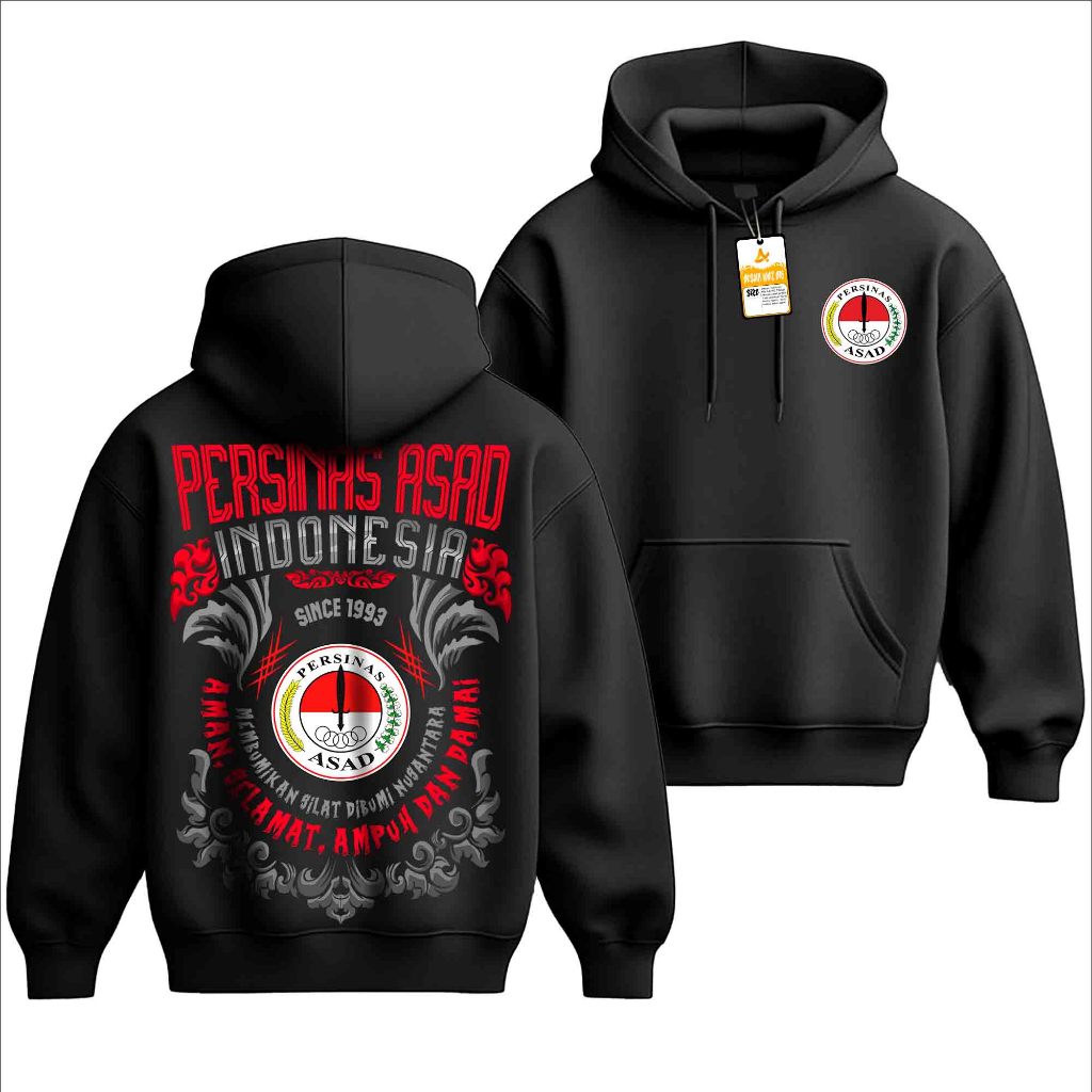 Jaket Hoodie PERSINAS ASAD 1993 Pemium - Distro Kaos Silat Nasional Indonesia