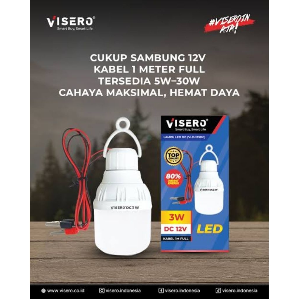 Bohlam LED DC Capsule VISERO | 5w 10w 15w 20w 30w - DC12V