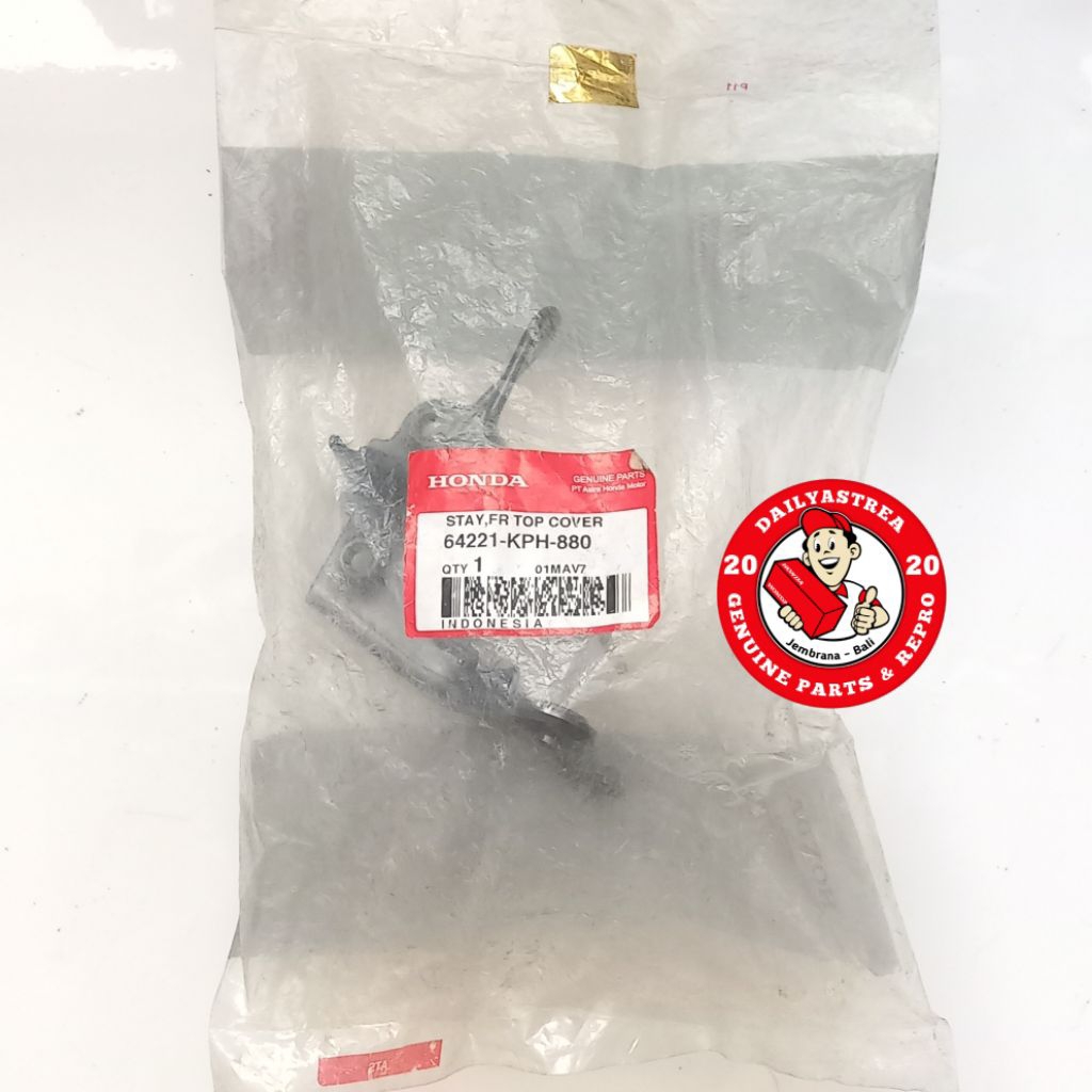 BRACKET BREKET DUDUKAN PANGKON PANEL DADA DASI DEPAN HONDA KARISMA 125 ORIGINAL ORI 64221-KPH-880