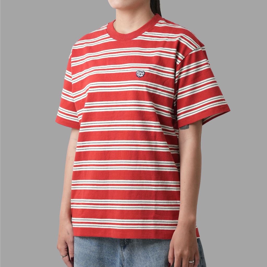 Human Made Striped T-Shirt Red