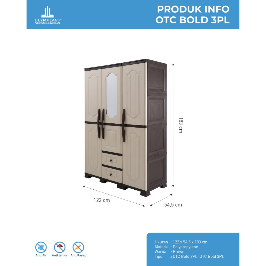OTC BOLD 2P DAN 3P OLYMPLAST