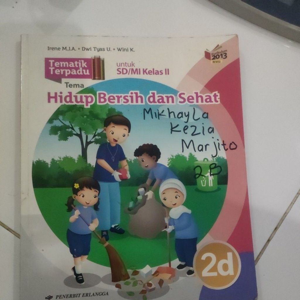 BUKU TEMATIK TERPADU SD MI KELAS 2 HIDUP bersih dan sehat 2d