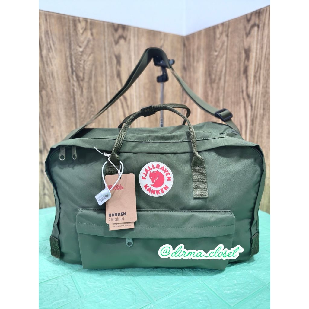 NEW - Original Kanken Weekender "Green" / Tas Jinjing Slempang Ransel Kanken