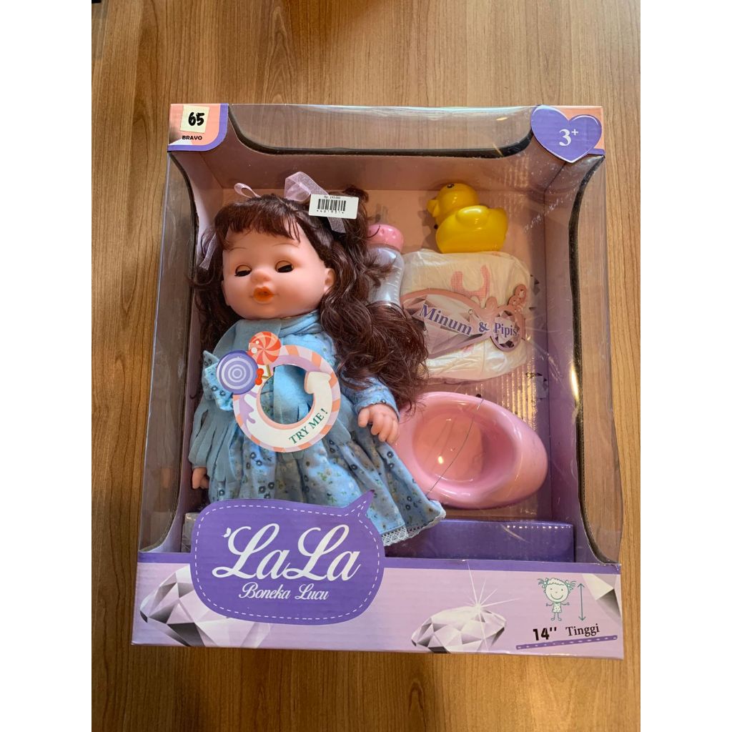 Boneka Bayi Lala Minum dan pipis Boneka Karet