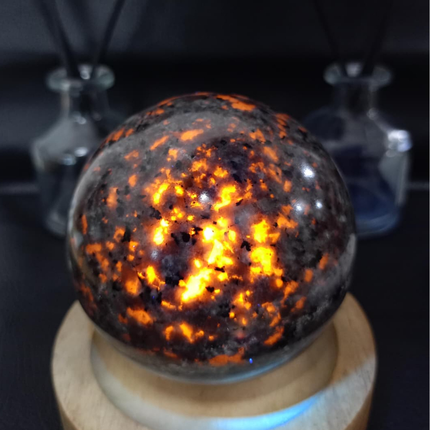 Natural Batu Yooperlite Sphere (3) Batu Asli Alam