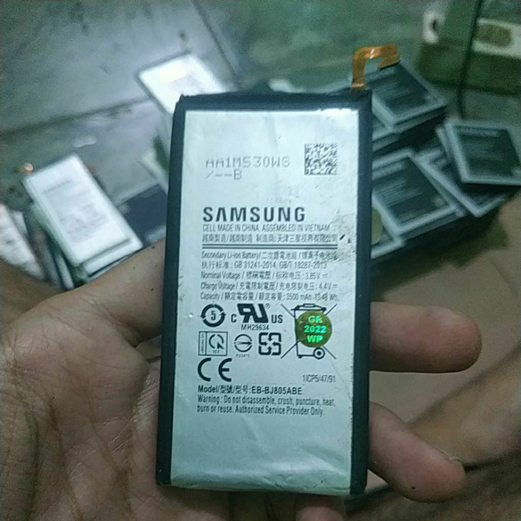 BATERAI BEKAS SAMSUNG A6 PLUS BJ805ABE BUKAN ORI
