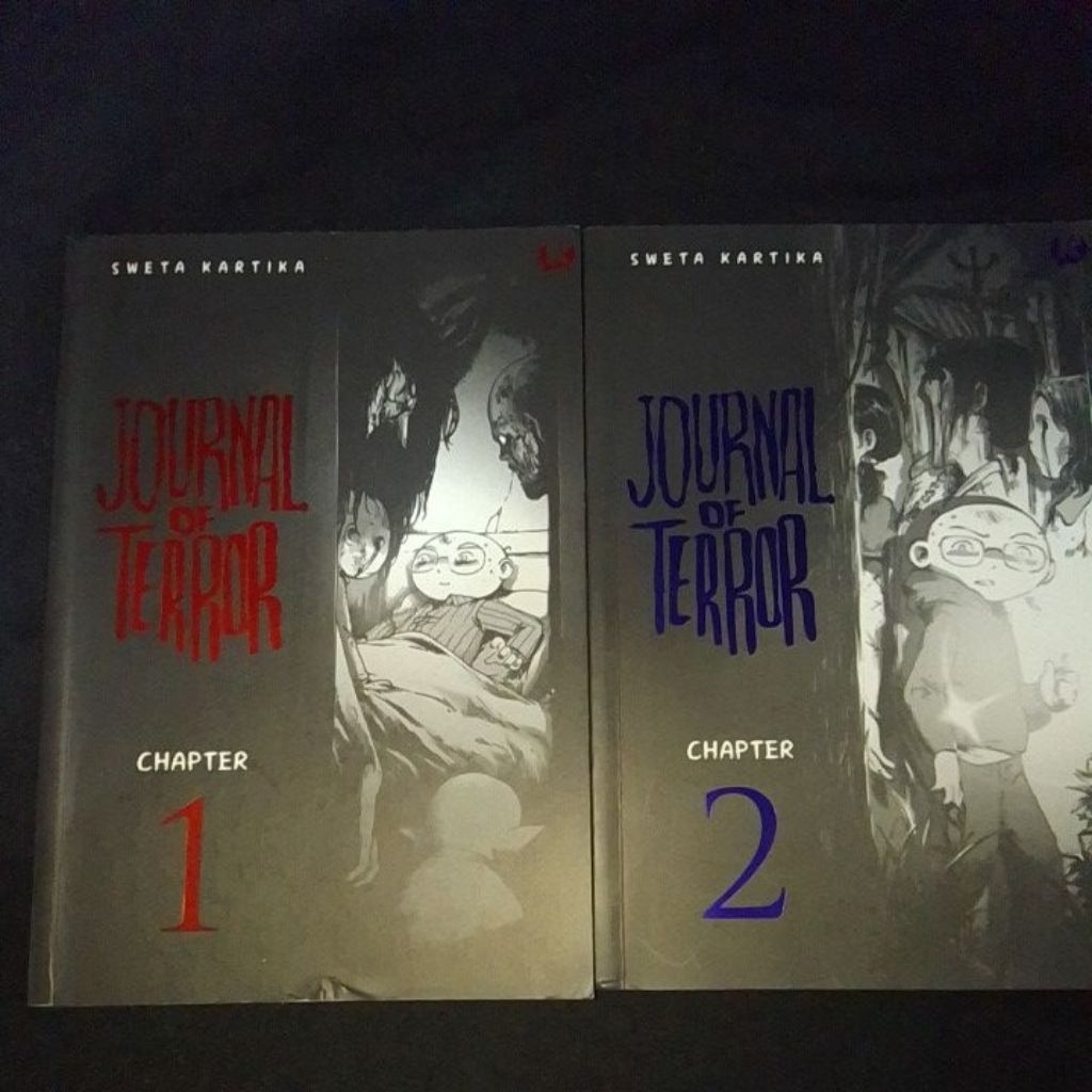 Preloved Komik " Jurnal Of Terror 1 & 2 " ( Sweta Kartika )