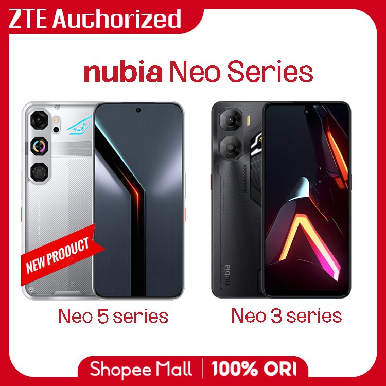 Nubia Neo 3 GT 5G 12/256GB 8/256GB Garansi Resmi - Nubia Neo 3 Gaming Phone - Air Trigger