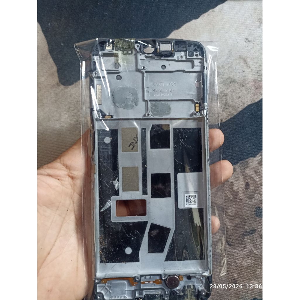 fram Oppo a16 bekas copotan