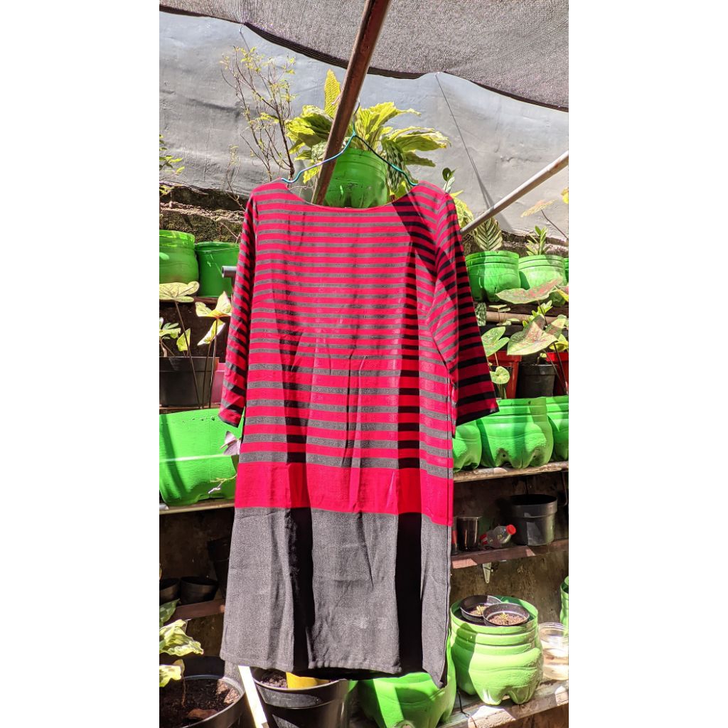 Dress Daster Kaos Salur [PRELOVED]