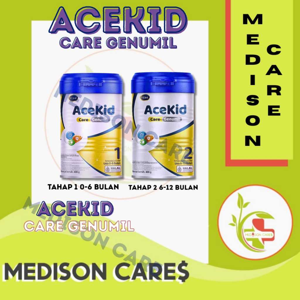 ACEKID CARE GENUMIL Susu 0-6 Bulan 6-12 Bulan | TAHAP 1 2 400GR