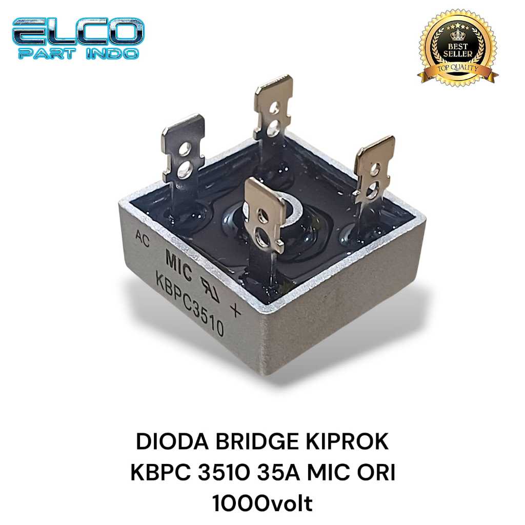 Dioda Bridge Kiprok MIC KBPC 3510 35A 1000Volt Original MIC - EC1157