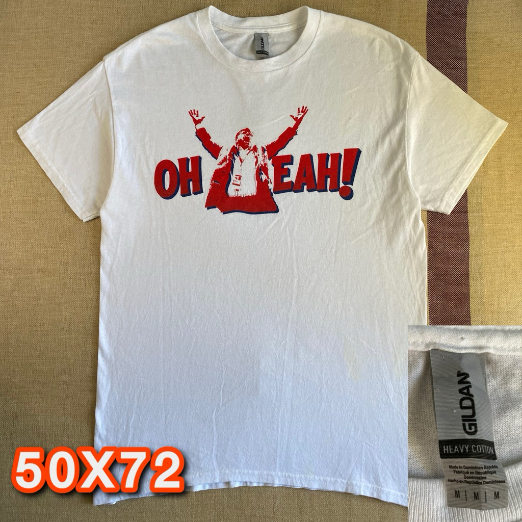 Kaos steve ballmer Putih GILDAN Heavy Cotton Graphic Tee Size M - Second Original