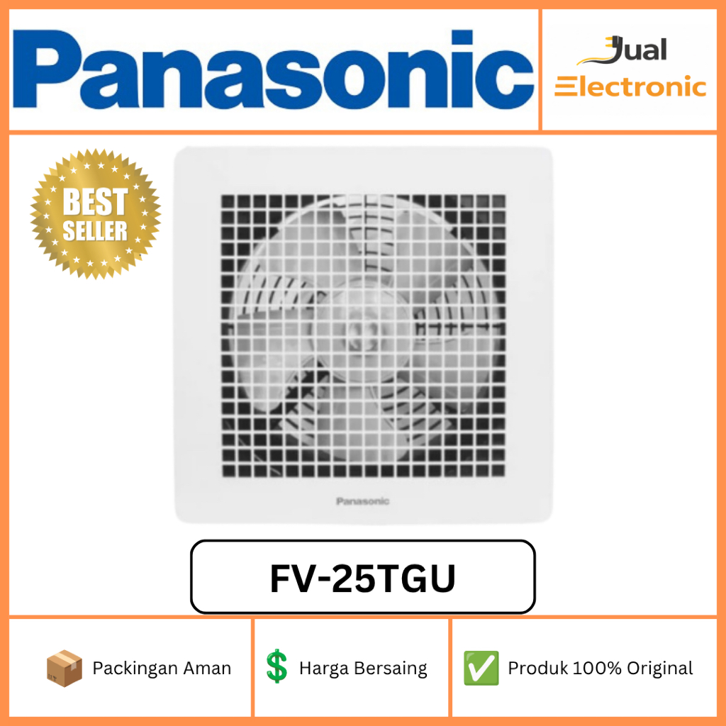 Panasonic Exhaust Ceiling Fan Plafon Kipas Angin Ventilasi FV-25TGU5 - FV-15TGU5 - FV-20TGU5