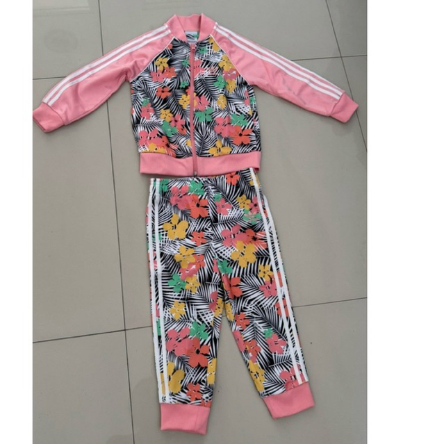 PRELOVE ADIDAS TRACKSUIT KIDS GIRLS 2-3yo JACKET+PANTS ORIGINAL ADIDAS