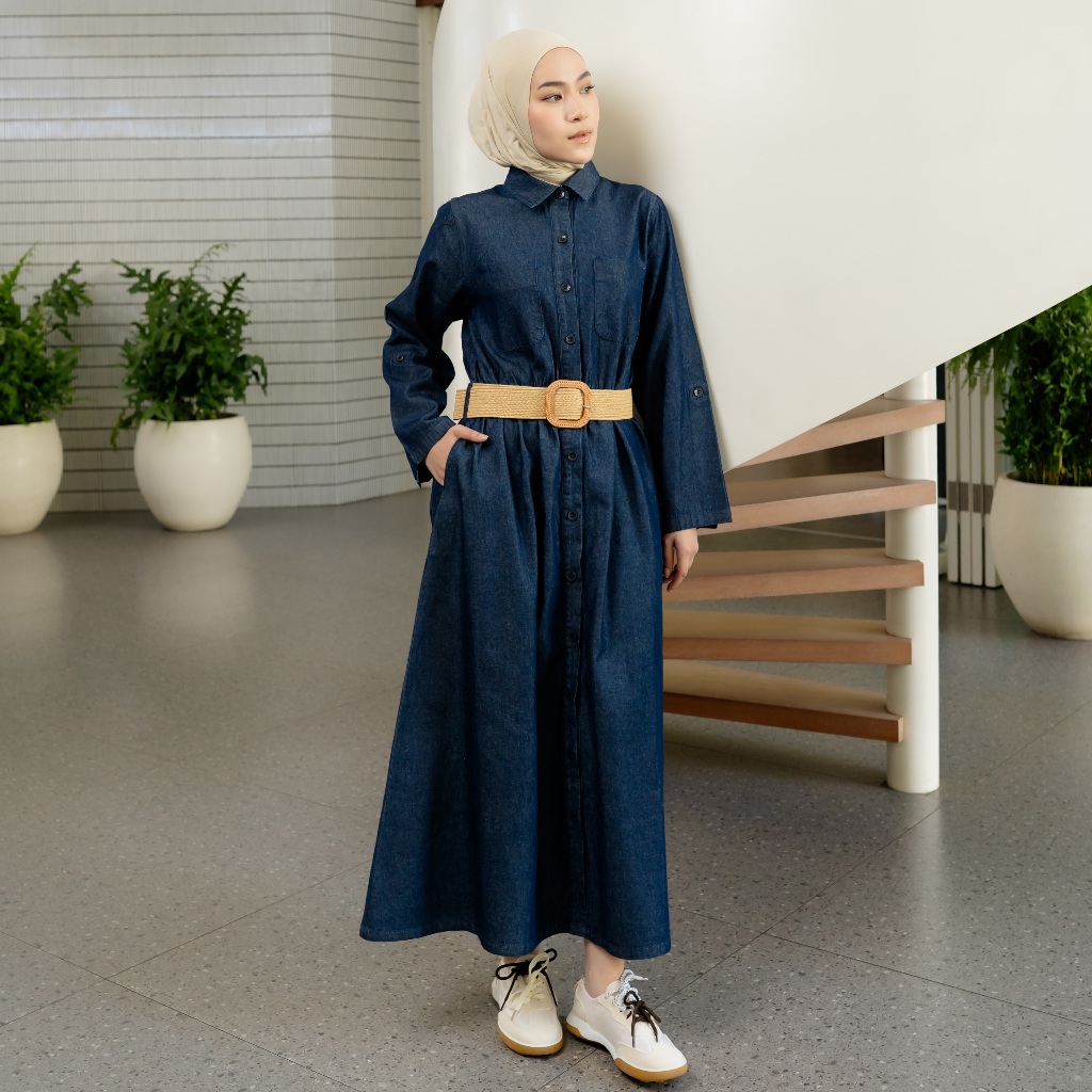 MFMW Conely Dress Gamis Denim