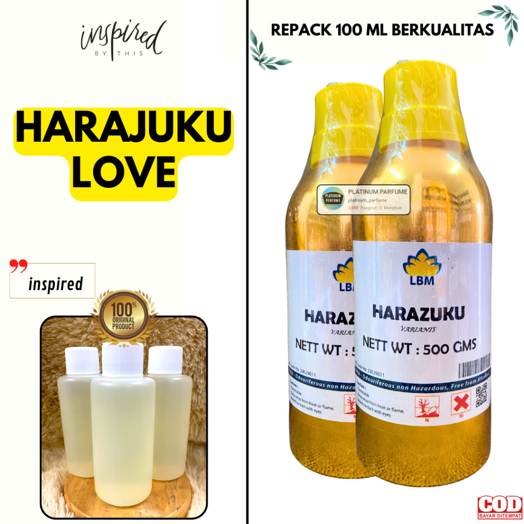 Bibit Parfum LBM - HARAZUKU - HARAJUKU 100 ML MURNI LBM Fragrance