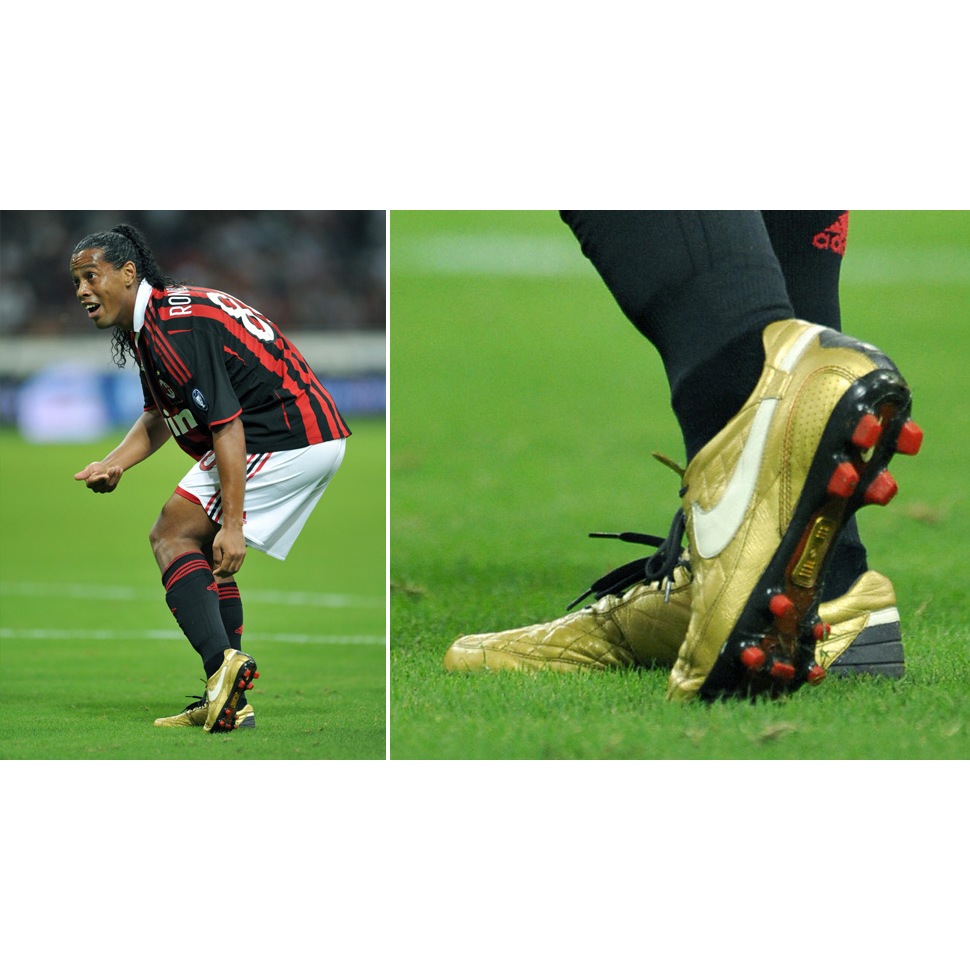 Sepatu Bola Nike Tiempo R10 Turf Remake ke Outsole FG 2nd RARE Original