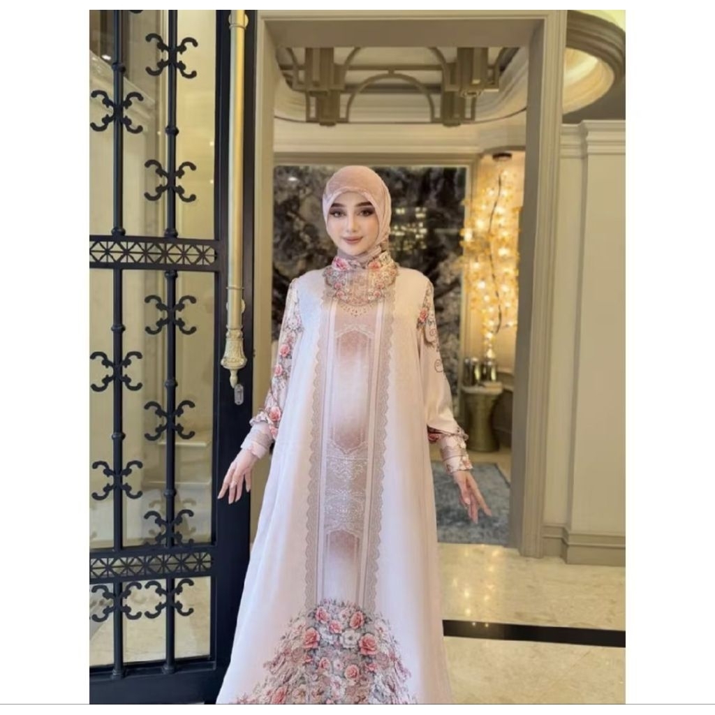 Gamis set hijab Sheila Saukia