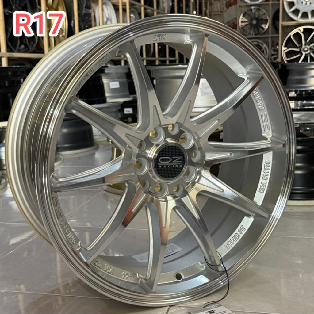 Velg OZ Hyper GT YUSTA R17 Polish 5x114 / 100