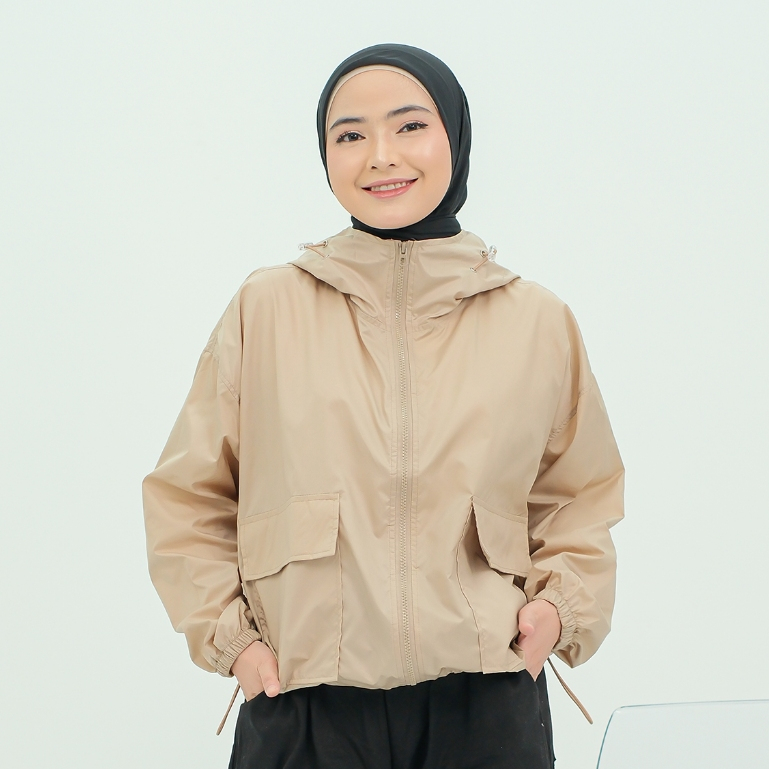 Maripi Casual - Jacket Marisa Jaket Crop Wanita Parasut Olahraga