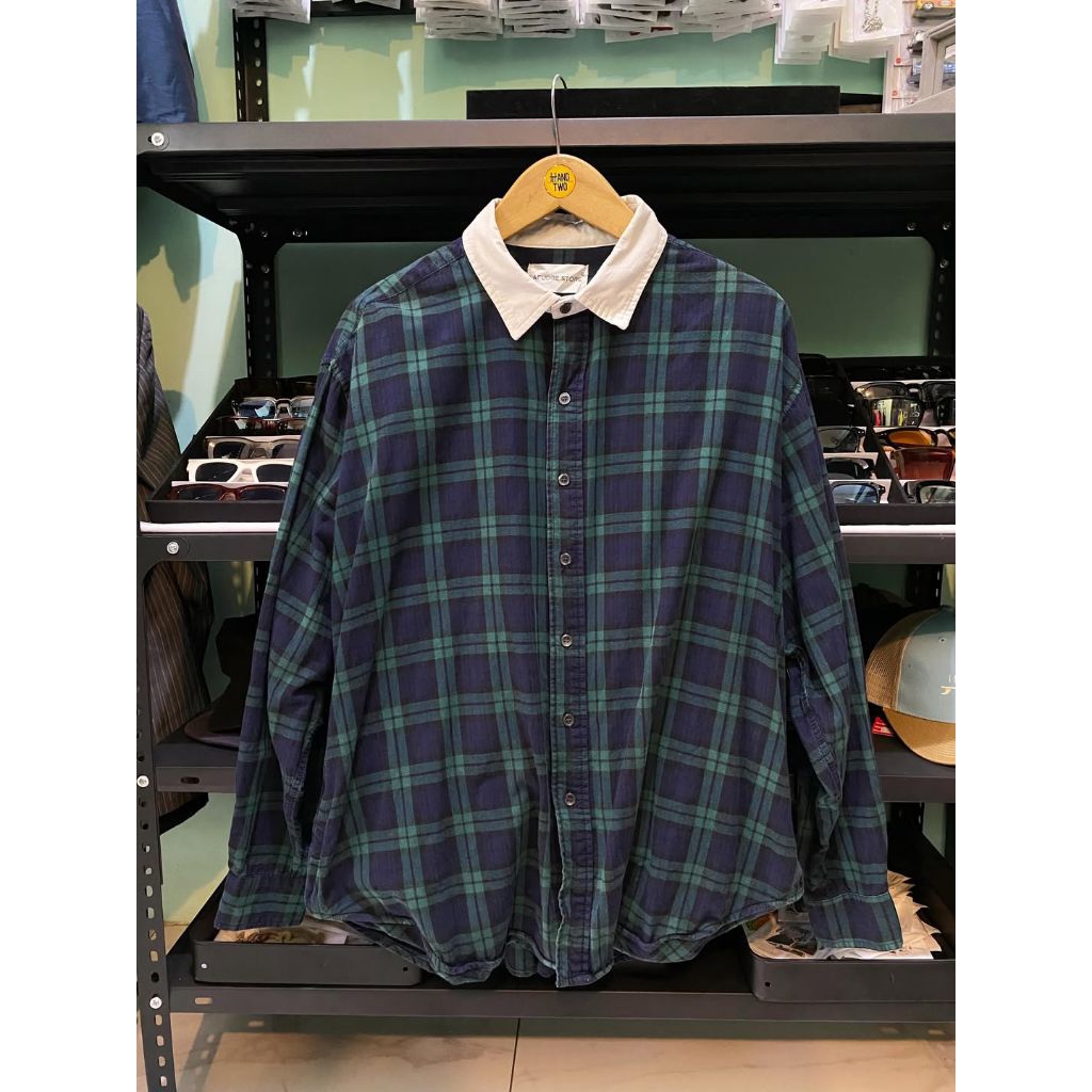 Kemeja flanel oversize Lafudge Store Authentic