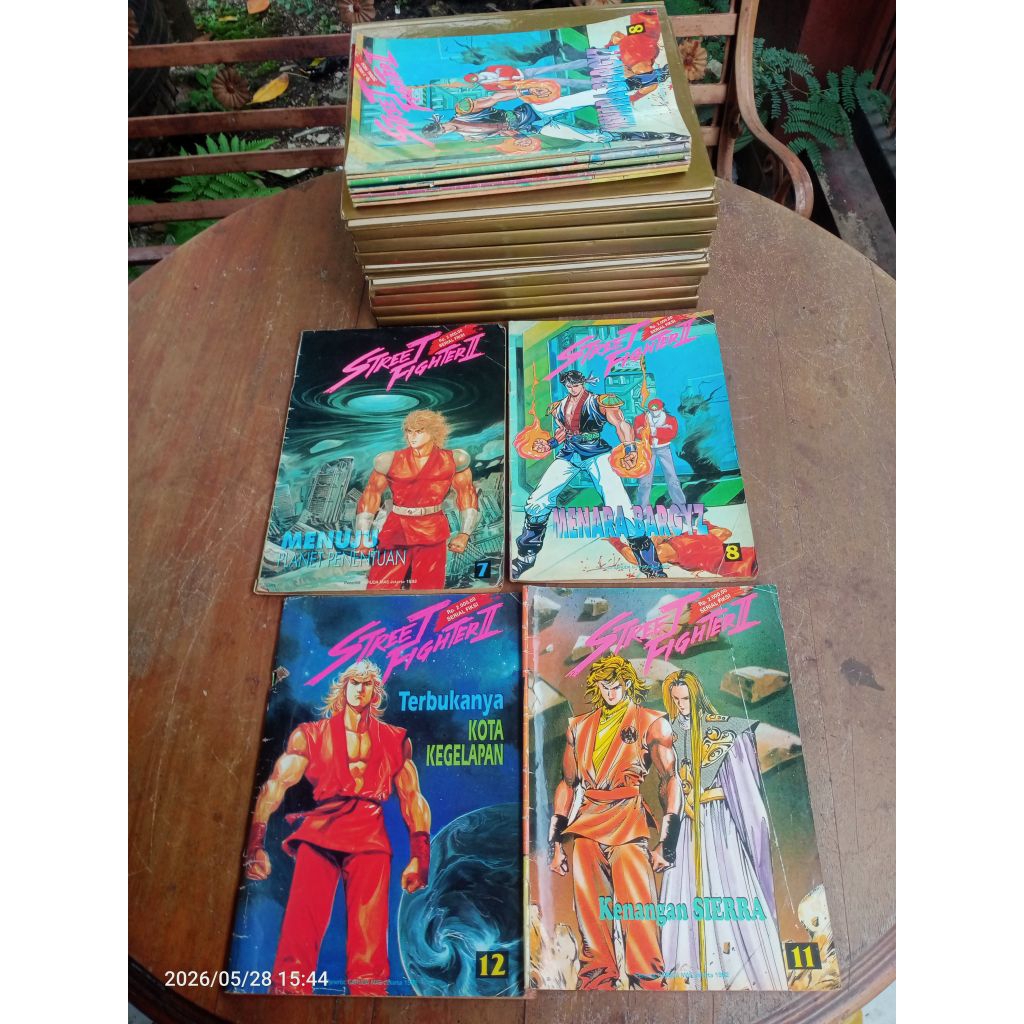 Cergam Street Fighter 2 II Cabutan (komik cergam berwarna)