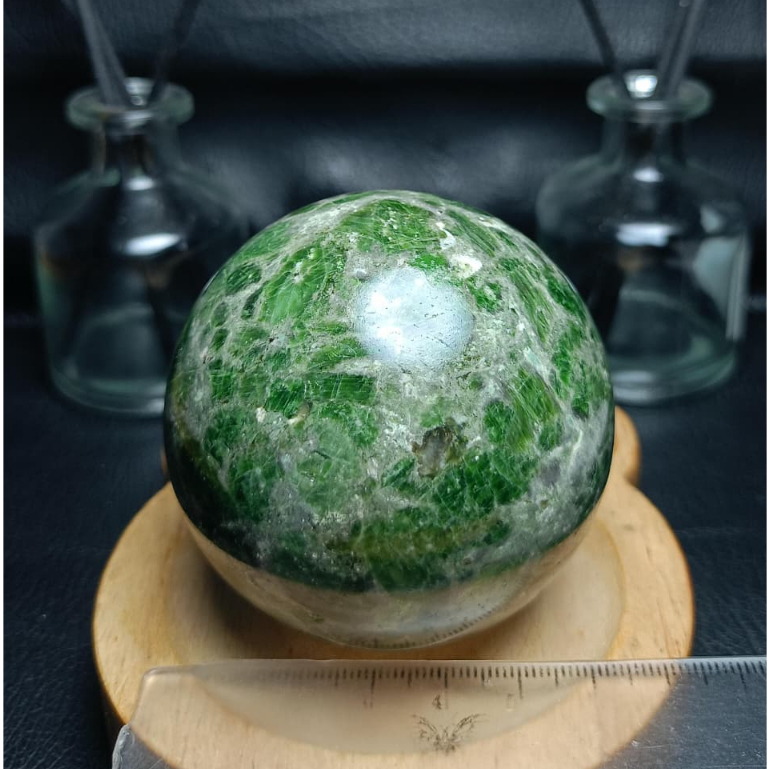 Natural Batu Diopside Sphere (3) Asli Batu Alam