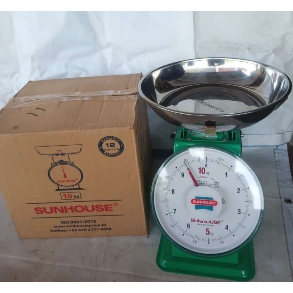 Timbangan sunhouse made in vietnam Ukuran 10 kg 
Barang baru