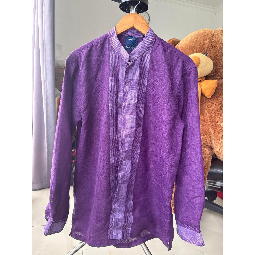PREMIUM & ELEGANT LOOK - BAJU KOKO / KURTA STANLEY ADAMS ORIGINAL PURPLE